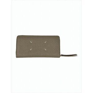 MAISON MARGIELA Textured Calfskin Zip-Around Wallet